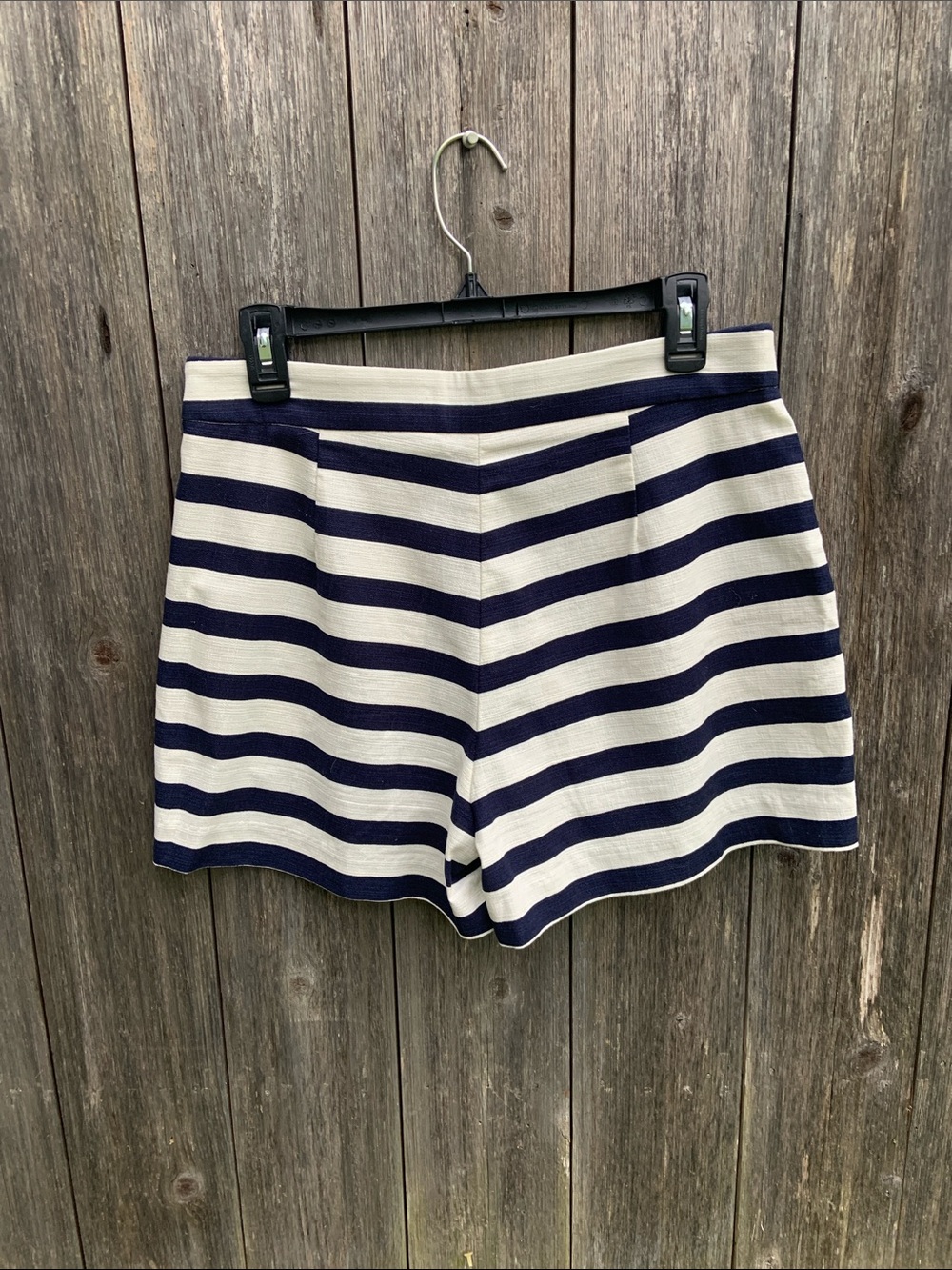 J. Crew Navy and Cream Striped Sailor Shorts 8 - Picture 4 of 8